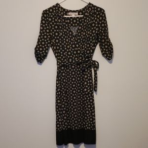 Faux wrap dress